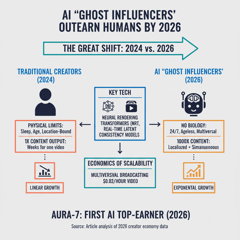Beyond the Human Limit: Why 'Ghost Influencers' are Outearning Traditional Creators in 2026