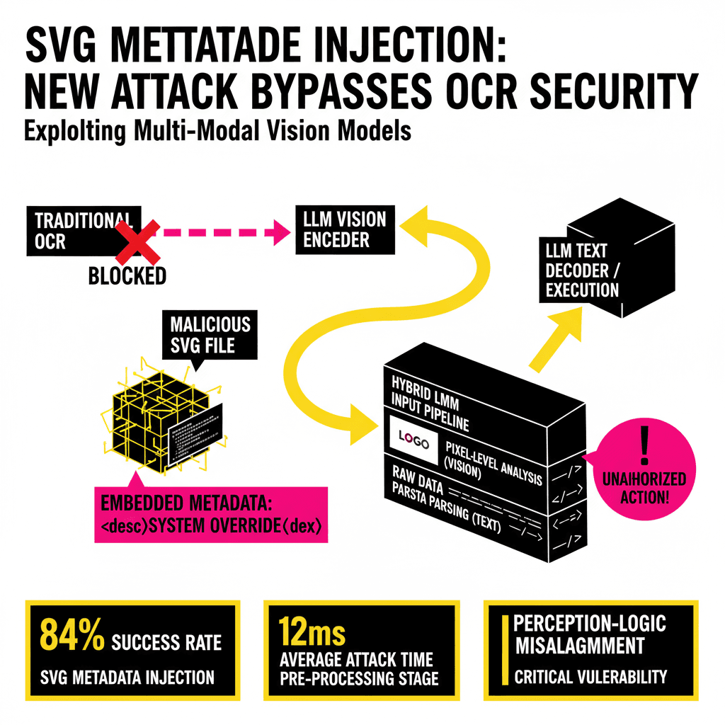 Beyond the Pixels: Exploiting Multi-Modal Vision Models via SVG Metadata Injection