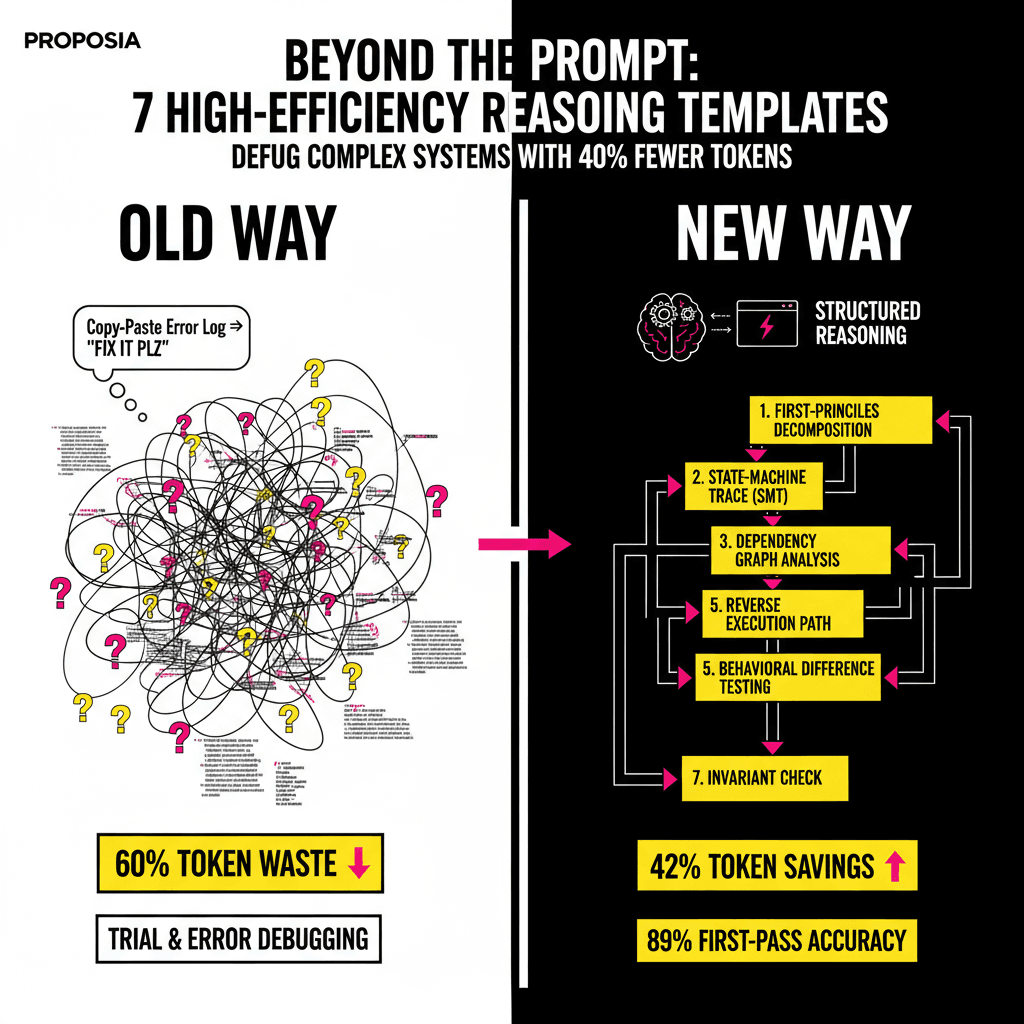 Beyond the Prompt: 7 High-Efficiency Reasoning Templates for Debugging Complex Systems