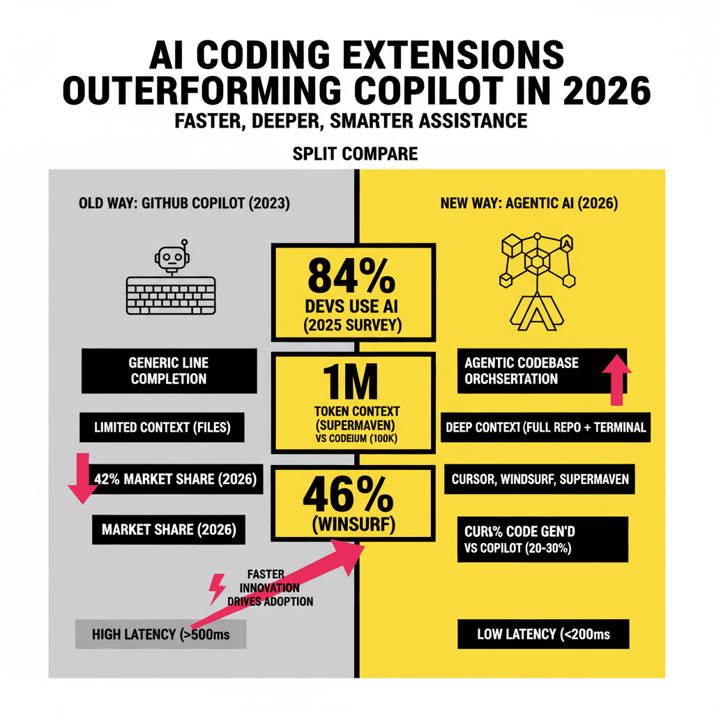 9 AI Coding Extensions Outperforming Copilot in 2026