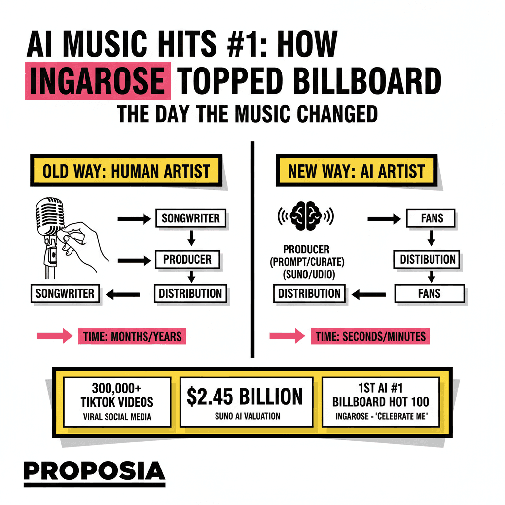 AI Music Hits #1: How a Non-Existent Artist Topped Billboard