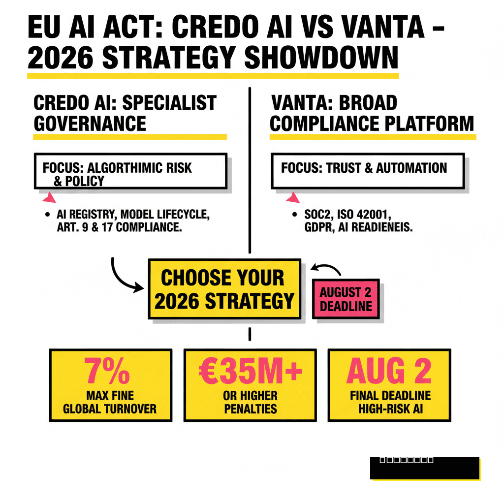 Credo AI vs Vanta: Choosing Your 2026 EU AI Act Strategy