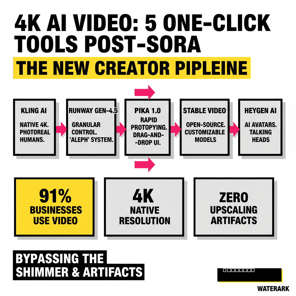 5 One-Click Video Generation Tools for Viral 4K Social Content