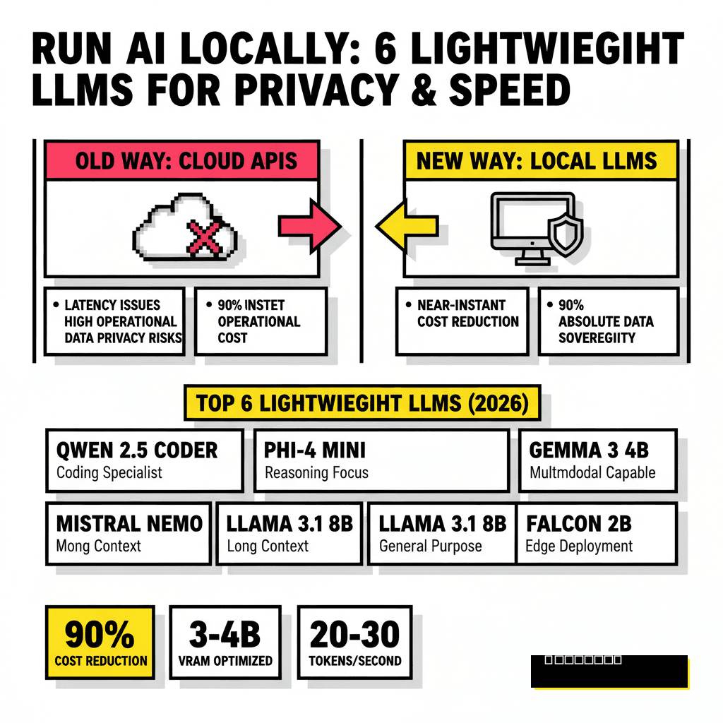 6 Lightweight LLMs You Can Run Locally for Maximum Privacy and Speed