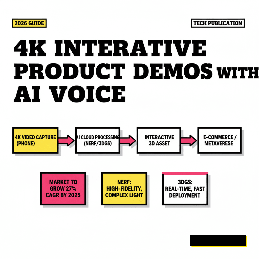 How to Create 4K Interactive NeRF Demos with AI Voice