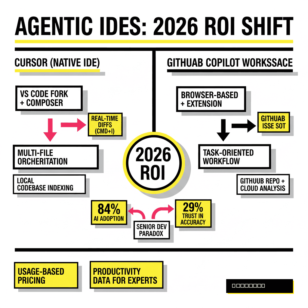 Cursor vs. Copilot Workspace: 2026 ROI for Senior Devs